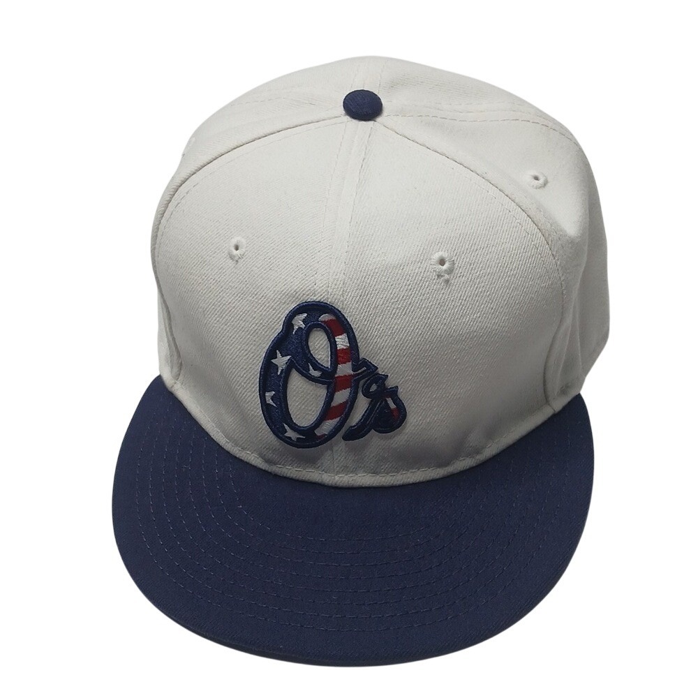 Baltimore Orioles MLB ERA 59FIFTY Fitted Hat Cap 7 5/8 Stars Stripes USA